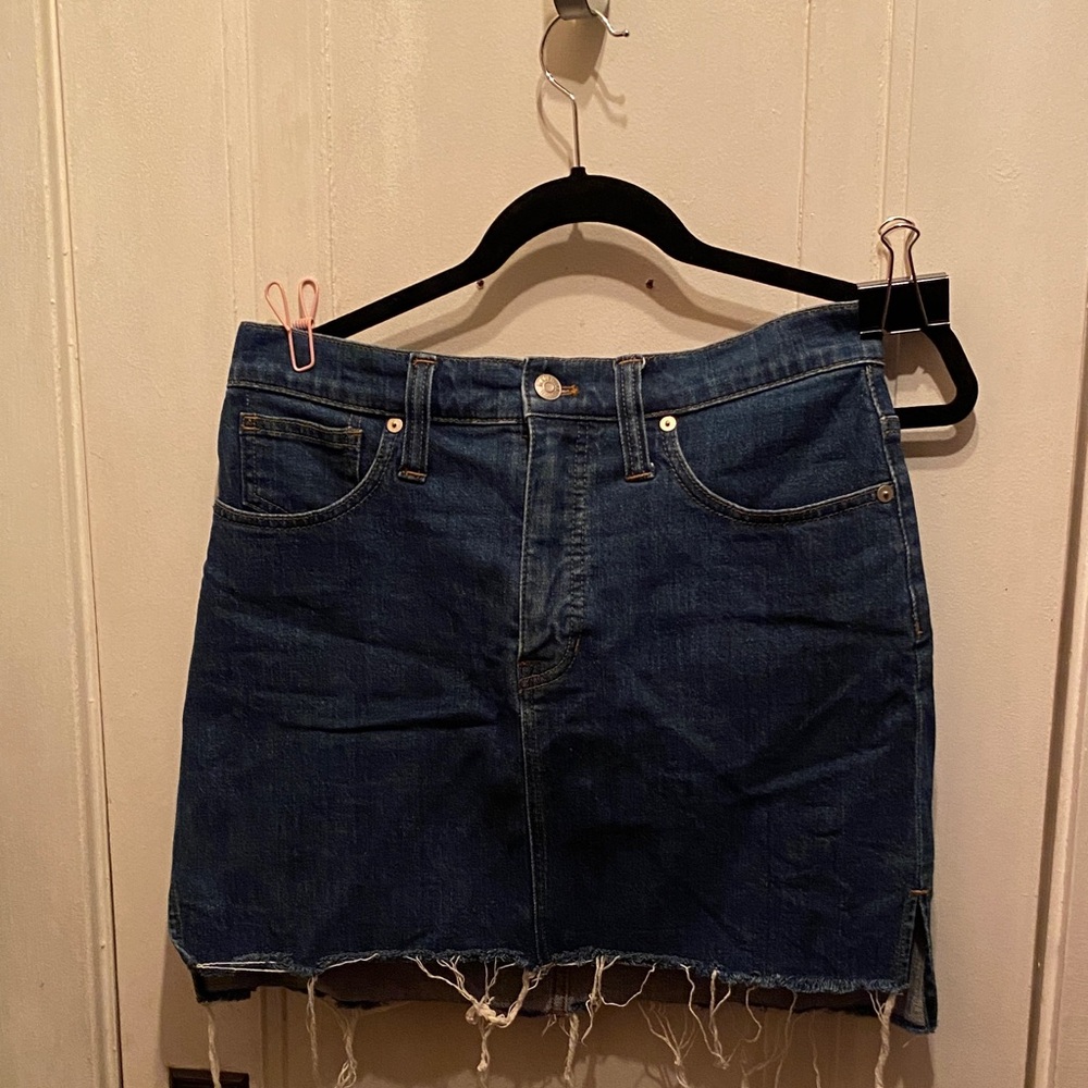 Madewell Blue Denim Skirt